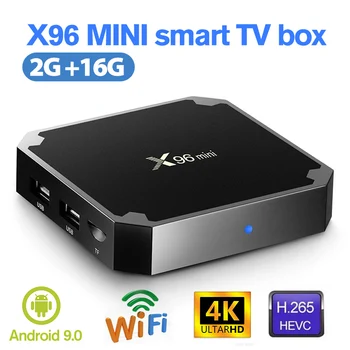 X96 MINI S905W Android 7.1. /9.0 TV Box Quad Core HD Media Player, WIFI digiboksi 2G 16G-TV Vastuvõtjad EU Pistik laeva Venemaalt