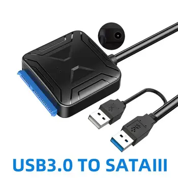USB 3.0 SATA Kaablid Converter Meeste 2.5/3.5 Tolline HDD/SSD Drive Traat Adapter Juhtmega Teisendada Kaablid USB 3.0 SATA III-Liides