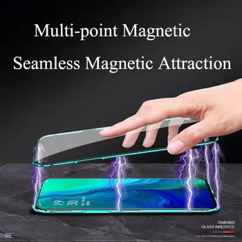 Kahepoolne klaasist Magnetvälja puhul xiaomi Redmi lisa 10 pro max Alumium metallist 360 kraadi Täielikult Katta Juhul