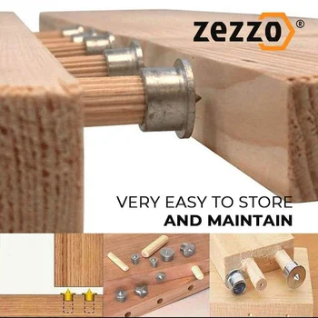 6TK Zezzo® Puit Pin-Lokaator Komplekt 4-12mm Multi Tüübli keskpunkti Seada Vahend Ühine Viimine Pin-Puit Puit Sm Dropship