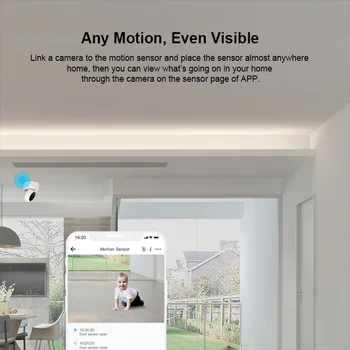 SONOFF Smart Home ZigBee Liikumisandur 110 ° avar Vaade Ja Aku tühjenemise Teadet Aruka Maja Toetavad Google ' i Kodu Alexa