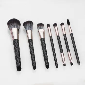 Uus Toode 7 Professional Makeup Brush Tool Set Loose Powder Pintsel Topelt otsaga Lauvärv Harja Segatud Ilu Meik Harja