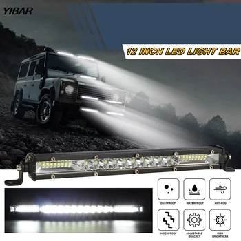 12inch 450W LED-töövalgustus Baar Combo Kohapeal Üleujutuste Sõidu Off-Road MAASTUR Paat ATV