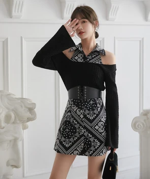 Vintage Kleit Suvel Lühikesed Varrukad Must Seelik korea Mood Kleidid, Tuunikad Naiste 2020 Vabaaja Strappy Kleidid Hara Juku Boho