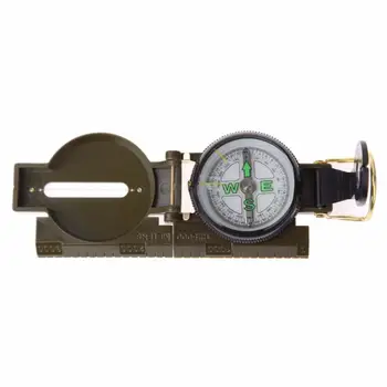 Kaasaskantav Armee Roheline Kokkuklapitavad Objektiivi Kompass Sõjalise Mitmeotstarbeline Kompass Paat Kompass Armatuurlaua Dash Mount Väljas Tööriistad