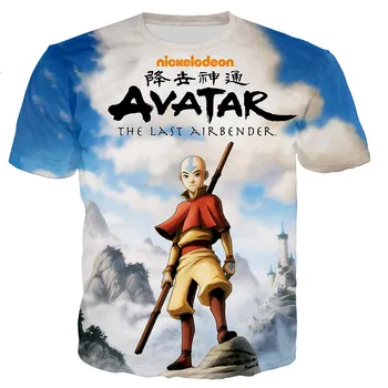 Avatar Viimati Airbender T-Särk Vabaaja Harajuku Stiilis Tshirt Streetwear Tops Mehed/naised 3D Trükitud T-särgid