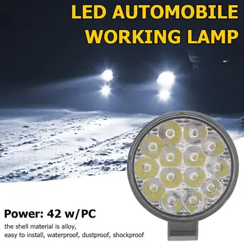 42W Mini Ring Offroad Auto LED-töövalgustus Baar Spot Tala Veoauto, MAASTUR ATV ja Traktori Sõidu Udutuli Auto Kontroll Lamp
