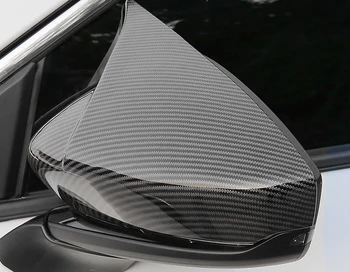 Sobib Mazda CX-30 CX30 2019 2020 Auto Tarvikud ABS Must tahavaatepeeglit Külje Ukse Peegel Kleebisega Katta Sisekujundus 2tk