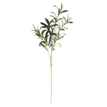 Kunstlik Võltsitud Lilled Kodu Kaunistamiseks Pulmad Kimp Taim Olive Leaf Branch Olive Leaf Branch Leaf Leaf Artif