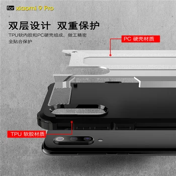 Tugev Hübriid Karm Põrutuskindel Armor Telefoni puhul Xiaomi Mi9 SE Mi9 Pro 5G CC9e A3 Lite Redmi Lisa 8 Pro 7A Y3 S2 Karm Kate