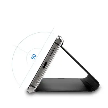Juhul Smart Mirror mobiili Puhul Kate Samsung S10 E S9 S8 S7 S6 Edge Pluss Lisa 10 8 9 5 4 A9 star lite C8 kuni C10, J2 Prime