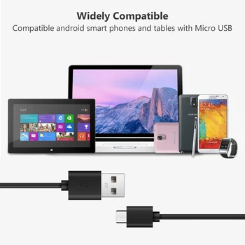 0,25 m 1m-1,5 m 2m 3m Micro-USB-Kaabel-2A 3A-Kaabliga Kiire Laadimine Laadija Micro-USB-Kaabel-Mobile Telefon pikendusjuhet Jaoks Xiaomi Samsung