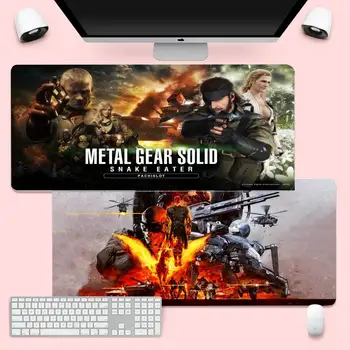 Metal Gear Solid game Pad Mäng Gaming Mousepad Mousemat XL Suur Gamer Pehme Klaviatuur ARVUTI Laua Mat Takuo Anti-Slip Pad Mugavus