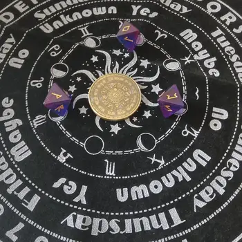 30*30cm Tähtkujud Tarot-Kaardi Laudlina Ennustamine Astroloogia Tabel Fortune Mängu Altari Juhatuse Pad Tromb Riie Tarot Altari O0A8