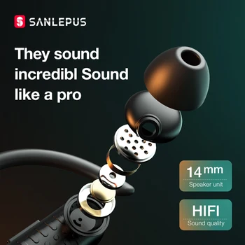 SANLEPUS B1 Led-Ekraan Teeb Kõrvaklapid Juhtmeta Kõrvaklapid TWS Stereo Earbuds Sport Hasartmängude Peakomplekti, Xiaomi Huawei ja iPhone