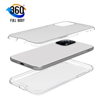 360 Täielik Kate Xiaomi Mi 11 Lite 4G 5G Või PC+TPU Ees Ja Taga Puhul Xaomi Xiao Mi11 11Lite 6.55