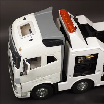 Kõrge Katusega Kitsas Keha Spoiler Kit for 1/14 VOLVO Tamiya RC Truck Auto FH16 750 56360