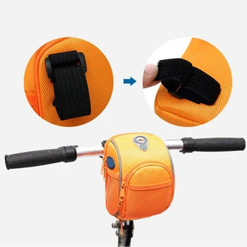 Roller Ladustamise Kott Peegeldav Triip Jalgratta Esi-Kotid Lenkstangi Kott Väljas Tegevust Jalgrattasõit Korvi Raam Pack Accessori