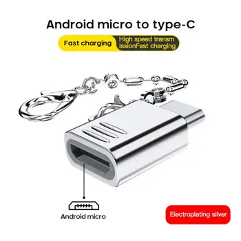 Mobiiltelefoni Adapter Kaabel Converter Micro-USB Adapter, Micro USB Type-C Adapter-Android/IOS Laadimise Kuupäev Edastamine