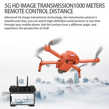 ZLL SG108 GPS Undamine koos 5G Wifi FPV 4K HD Dual Camera Harjadeta RC Kokkupandav Quadcopter 1000m Kontrolli Kaugus Dron L108 EX5