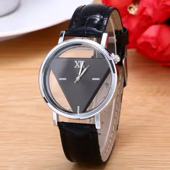 2020. aasta Uus relojes para mujer Mens Naiste Unikaalne Lohkus välja Kolmnurkse Dial Must Mood Vaata женские часы montre femme
