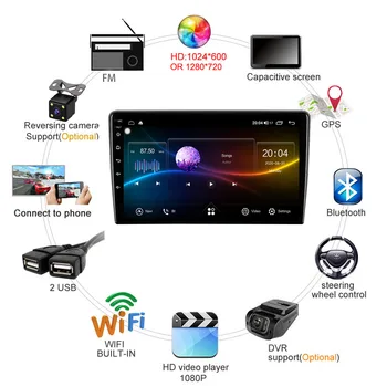4G LTE Androidi 10.1 Fiat Strada Idee 2012 2013 2016 Auto Raadio Multimeedia Video Mängija, Navigatsiooni GPS RDS nr dvd