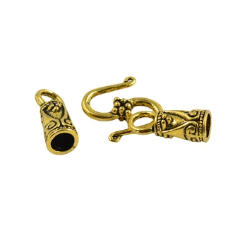 50tk Antique Gold S Konksu Silma Pannal Kaelakee, Käevõru, Koos otsakorkide