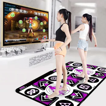 Topelt Kasutaja Tants Matid mängude uuringu jooga Non-Slip Dance for PC TV Samm Padjad Liikumise Mõttes Traadita Täpne Suu Prindi Mäng