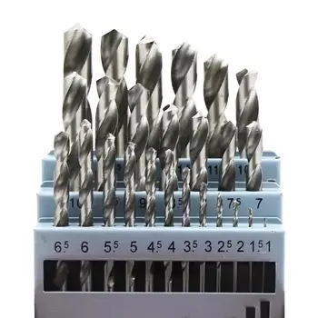 20pcs 0.3-1.6 mm Titanium Kattega Twist Puuriterad kiirlõiketerasest Twist Puuri Puidu Tööriista Komplekt Professional Tööriistad Puur