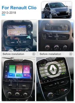 2 DIn Carplay Android Ekraani Renault Clio 2013 2016 2017 2018 GPS Multimeedia Audio Stereo Raadio Vastuvõtja juhtseade