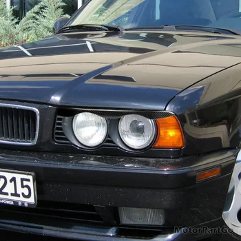 Tõeline Crabon Kiudaineid Pea kerge Silmalau Kulmu Kate Sisekujundus 1pair BMW E34 E36 1988-1996