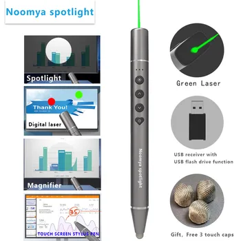 Noomya SpotlightX1Capacitive stylus Traadita Saatejuht zoom Digitaalne laser Funktsioonid 