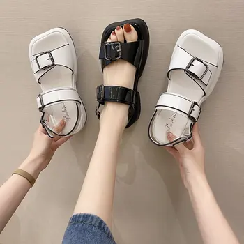 Uus Naiste Sport Sandaalid 2021 Vabaaja Värviga Mood Suvel Platvorm Sandales Basic Paksu Naiste Kingad Zapatillas Mujer