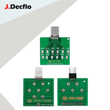 JDecflo Micro-USB-Dokk Flex Test Juhatuse iPhone 6 7 8 Ja Android Telefon U2 Aku Laadimise Dock Tristar Tester