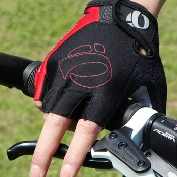 1Pair Geel Poole Sõrme Jalgrattasõit Kindad libisemisvastased Anti-higi Jalgratta Vasaku-Parema Käe Kindad Anti Shock MTB Road Bike spordikindad