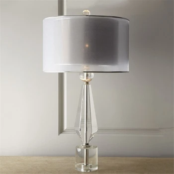 Kaasaegne luksuslik crystal tabel lamp Lihtsus Art Deco eest elutuba, magamistuba öölambid Laua taga Tuled Valgustusseadmete E27