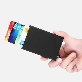 Kvaliteetne Metal Mehed, Naised Krediitkaardi Omanik Cryptocurrency Bitcoin Disain Trükkimine Reisi ID kaardi Valdaja Juhul Rfid Rahakott