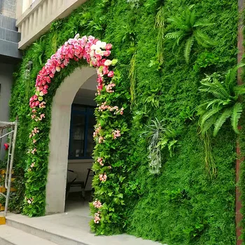 Kunstlik Taim Muru Roheline Muru Istutamine Seina Kaunistamiseks Flower Seina Plastikust Kunstlikku Lille Kokkulepe Tarvikud Filiaal