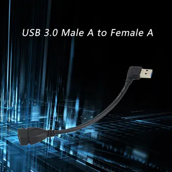Pikendusjuhe Universaalne 15cm USB USB 3.0 Isane ja Naiste 90 Kraadise Laiendamine Andmete Sünkroniseerimise Kaabel Juhe Traat Adapter