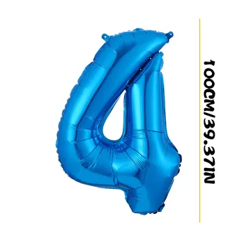 Palju õnne Sünnipäevaks Sinine Balloon 0 1 2 3 4 5 6 7 8 9 Baloons Baby Shower Poiss, Tüdruk, Foolium Õhupallid Pulmas Kaunistused шарики