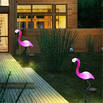 Veekindel Solar LED Terrass Väljas Dekoratiivne Lamp Öökull Flamingo Kerge Koduses Decor Valgustus, Teed, Maastik Eco Kaalul Kerge