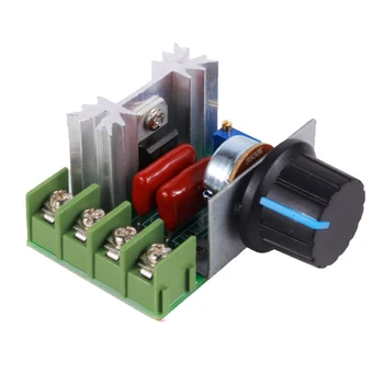 SCR-high-power elektroonilise pingeregulaatori dimm regulaator, AC 220V 2000W SCR regulaator, kiiruse reguleerimine termostaat