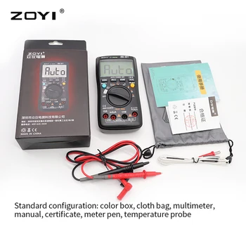 ZOYI Bluetooth Digitaalne Multimeeter profesional ZT-300AB Dual Mod Multimetro AC/DC Voltmeeter Ammeter Tester Tools Elektrikud