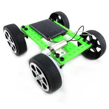 Mini Solar Powered Mänguasi DIY Auto Kit Laste Haridus Vidin Hobi Naljakas Hot Müük