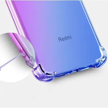 Anti-knock Pehme TPU transparent Gradient Värvi Telefoni Puhul Xiaomi 8 9 cc9 Note10 lite Redmi 7 8 9 10x k20 30 tagakaas Juhul
