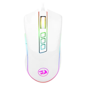 Redragon M711 Cobra Gaming Mouse 16,8 Miljonit RGB Värvi Taustvalgustusega 10,000 DPI Reguleeritav Mugav Käepide 7 Programmeeritavat nuppu