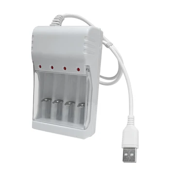 VOXLINK USB Laadija Universal 4-Solt laadimisjaama lühise Kaitse AA/AAA Nimh Laetavad Akud
