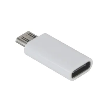 2019 Digitaalne Tüüp-C Naissoost Mikro-USB-Mees Andmete Adapter Konverter-USB-C-Tüüpi Adapter for Android Mobiiltelefoni Must Valge