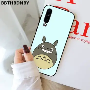 Cartoon Ghibli Miyazaki Totoro Telefoni Juhul Funda Jaoks Huawei P9 P10 P20 P30 Lite 2016 2017 2019 pluss pro P smart
