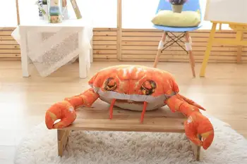 [Naljakas] 90cm Väga armas simulatsiooni krabi täidisega -, plüüš-mänguasi, PP puuvillane pehme Ookeani loomade Krabi Beach mannekeeni mudeli Diivan padi lapsed kingitus